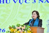 Thống đốc Nguyễn Thị Hồng biểu dương một khu vực có tỷ lệ nợ xấu chỉ 0,59%, dòng vốn đi đúng lĩnh vực sản xuất thực chất