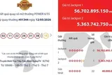 Xổ số Vietlott có vé Power 6/55 trúng giải Jackpot 2