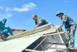 Mưa giông kèm lốc mạnh, nhiều nhà dân ở Châu Đức hư hỏng
