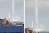 VIDEO: Vòi rồng khổng lồ bất ngờ xuất hiện tại vùng biển Quảng Ninh