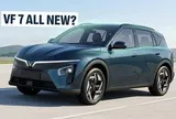 Lộ hình ảnh SUV VinFast mới lạ: Mặt trước như VF 7 nhưng dáng khác, ca-pô gân guốc hơn, tay nắm cửa mới, mâm như MPV 7