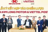 KIM LONG MOTOR và VIETTEL POST hợp tác phát triển hệ sinh thái vận tải xanh, thông minh