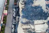 Cảnh tan hoang sau vụ cháy thiêu rụi 17.000 m² nhà xưởng công ty gỗ ở TPHCM