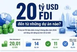 20 tỷ đô vốn FDI đổ vào Việt Nam: Cảng trung chuyển Cần Giờ, Samsung, Nhà Bè Metrocity và LNG Quỳnh Lập 'sáng rực'
