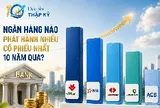 Các ngân hàng phát hành thêm gần 67 tỷ cổ phiếu trong 10 năm qua: Nhà băng nào dẫn đầu?