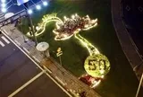 Biểu tượng bông sen dưới tuyến Metro số 1 tạo điểm nhấn kỷ niệm 50 năm TP mang tên Bác