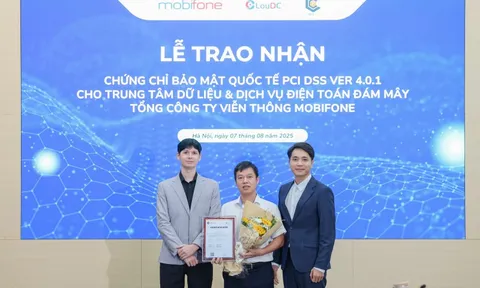 Cyber Service trao chứng chỉ bảo mật quốc tế cấp độ cao nhất cho MobiFone