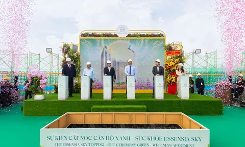 Phú Long cất nóc Essensia Sky - Khi “biểu tượng sống xanh, sức khỏe” vươn mình tại Nam Sài Gòn