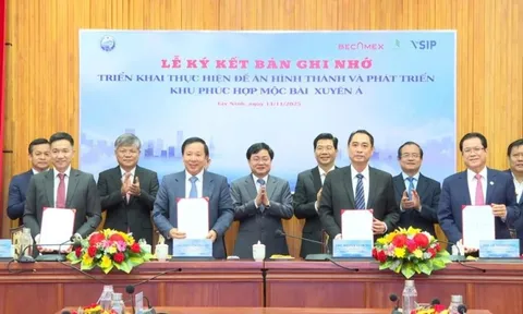 Liên danh Becamex - VSIP - VRG 'bắt tay'  tỉnh Tây Ninh, lập khu phức hợp 1.500ha tại cửa ngõ Mộc Bài