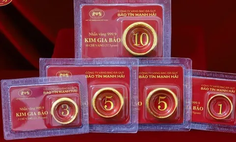 Ngày 4/1: Người mua vàng lỗ hơn 10 triệu đồng/lượng sau một tuần