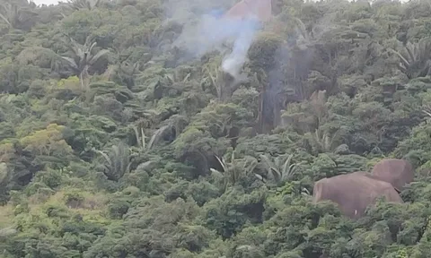 Rơi máy bay quân sự ở Đắk Lắk, phi công kịp thời nhảy dù thoát nạn