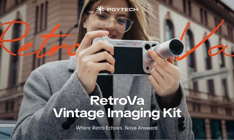 PGYTECH ra mắt RetroVa trên Kickstarter, đổi mới trải nghiệm nhiếp ảnh di động lấy cảm hứng từ máy ảnh