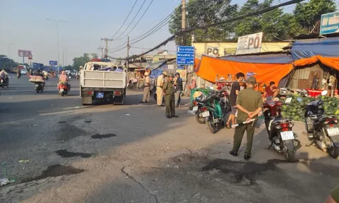 Phòng CSGT Công an TPHCM quyết tâm lập lại trật tự ở các chợ đầu mối