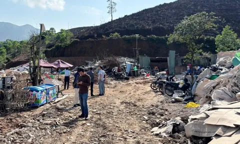 Đà Nẵng: Phát hiện bãi tập kết chất thải không phép ở Bà Nà