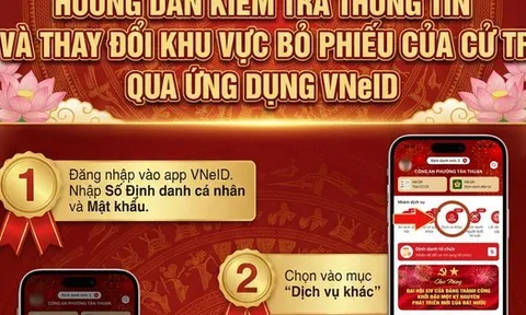 Tính năng quan trọng trên VNeID dành cho cử tri đi làm xa quê