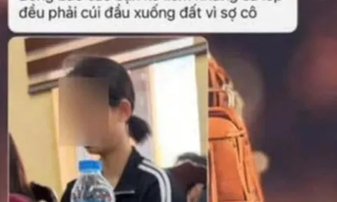 Tạm ngừng giảng dạy với cô giáo bị tố bắt học sinh "liếm đất" trong giờ học Đạo đức