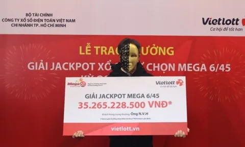 Mua vé số Vielott theo ngày sinh cháu nội, một người ở TP HCM trúng hơn 35,2 tỉ đồng