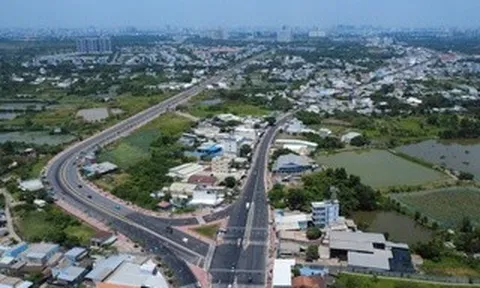 Hình ảnh dự án mở rộng Quốc lộ 50 tăng tốc về đích