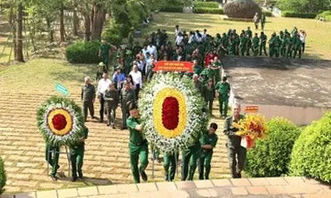 Tưởng nhớ 99 liệt sĩ Thanh niên xung phong hy sinh trên chiến trường biên giới Tây Nam