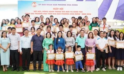 Ngày hội giúp phụ huynh chọn trường cho con tại phường Hòa Hưng, TPHCM