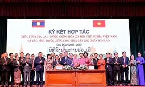 Gia Lai ký kết hợp tác toàn diện với 4 tỉnh Nam Lào