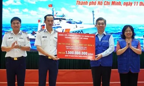 Ủy ban MTTQ Việt Nam TPHCM ký kết chương trình phối hợp với Bộ Tư lệnh Vùng Cảnh sát biển 3