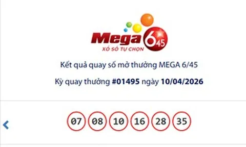 Xổ số Vietlott có vé Mega 6/45 trúng giải Jackpot hơn 79,1 tỉ đồng