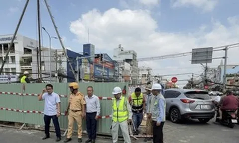 Xử phạt đơn vị thi công tuyến metro số 2 vì gây ùn tắc