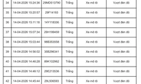252 chủ xe máy, ô tô mang biển kiểm soát sau nhanh chóng nộp phạt nguội theo Nghị định 168