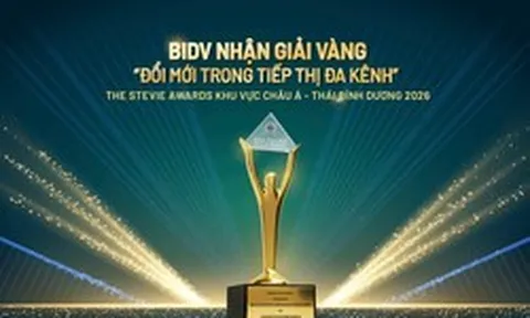 BIDV đạt giải Vàng The Stevie Awards về truyền thông giáo dục tài chính