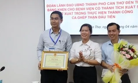 Bệnh viện Đa khoa TP Cần Thơ đón tin vui sau ca ghép thận đầu tiên