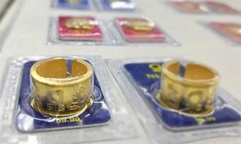 Chiều 21-4, giá vàng miếng SJC, vàng nhẫn giảm nhanh