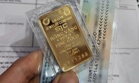 Sáng 23-4, giảm liên tiếp, giá vàng xuống thấp nhất trong nhiều tuần