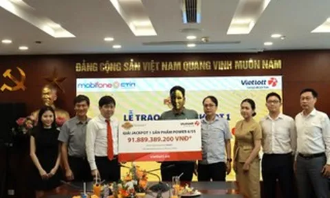 Một doanh nhân ở Ninh Bình trúng giải Jackpot 1 trị giá hơn 91 tỉ đồng