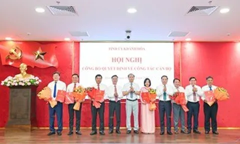 Khánh Hòa: Điều động, bổ nhiệm hàng loạt nhân sự chủ chốt