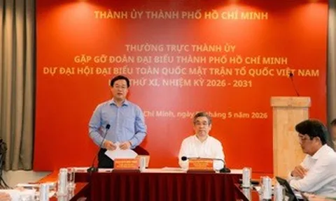 Lãnh đạo TPHCM gặp gỡ, giao nhiệm vụ cho Đoàn đại biểu dự Đại hội toàn quốc MTTQ Việt Nam
