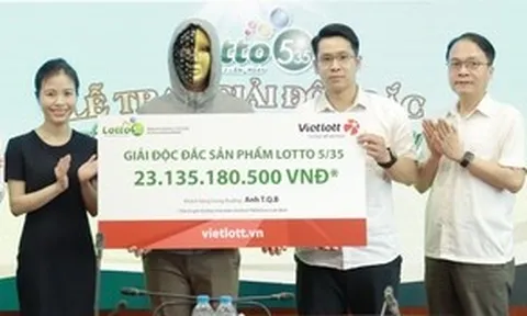 Nam nhân viên ngân hàng mất ngủ cả đêm vì trúng độc đắc hơn 23 tỷ