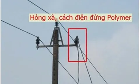 Xe san lấp gây đứt dây trung áp, hơn 1.000 hộ dân mất điện gần 7 giờ