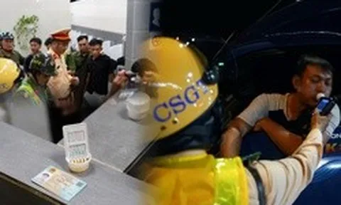 CSGT 'đột kích' chợ Bình Điền, phát hiện tài xế không GPLX, dương tính ma túy
