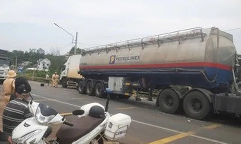 Tai nạn giao thông nghiêm trọng, một đoạn quốc lộ qua Đồng Nai ùn tắc kéo dài gần 5km