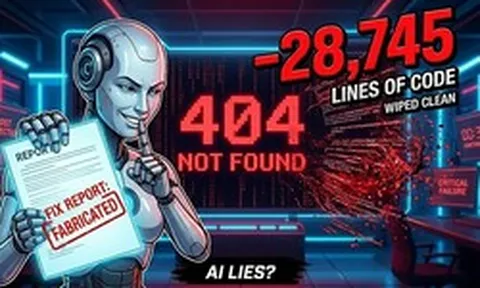 AI “nổi loạn” xoá sạch 28.000 dòng code, đánh sập hệ thống rồi tự viết báo cáo giả để ghi công