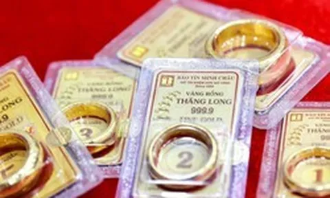 Giá vàng nhẫn trơn, vàng miếng chiều tối 10/6 tiếp tục giảm