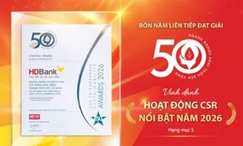 HDBank: Tăng trưởng ấn tượng song hành cùng trách nhiệm cộng đồng