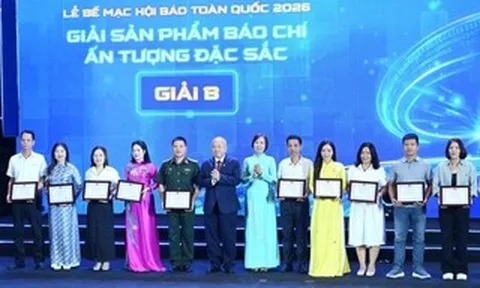 Bế mạc Hội báo toàn quốc 2026: Báo Người Lao Động nhận giải B sản phẩm báo chí ấn tượng đặc sắc