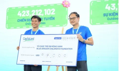 CapitaLand hỗ trợ 97.000 đô la Mỹ cho trẻ em và học sinh có hoàn cảnh khó khăn thông qua chiến dịch “Bước chân gắn kết yêu thương” mùa ba tại Việt Nam
