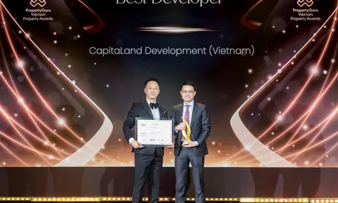 CapitaLand Development được vinh danh “Nhà phát triển bất động sản xuất sắc” cùng 10 hạng mục tại Giải thưởng Bất động sản Việt Nam PropertyGuru 2025