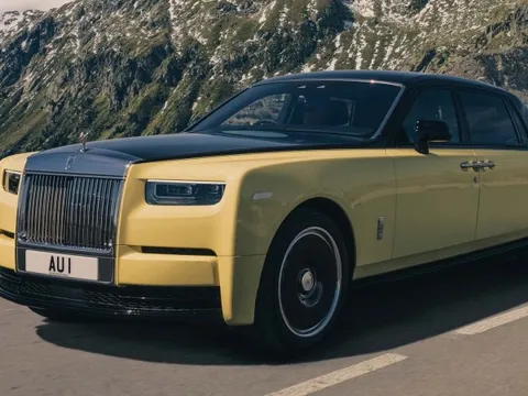 Chiêm ngưỡng độc bản Rolls-Royce Phantom Goldfinger mạ vàng