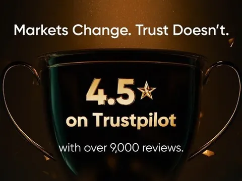 Vantage vinh dự đạt xếp hạng 4,5 sao trên Trustpilot, khẳng định niềm tin vững chắc của khách hàng toàn cầu