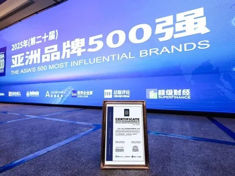 DongCheng một lần nữa được vinh danh "Top 500 thương hiệu hàng đầu châu Á" - Ảnh hưởng thương hiệu tại châu Á tiếp tục tăng