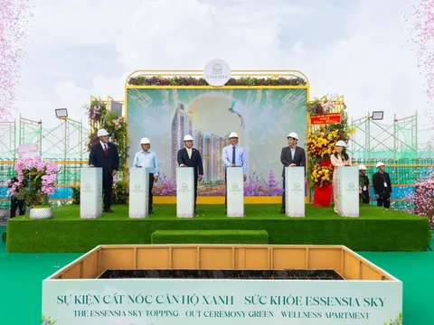 Phú Long cất nóc Essensia Sky - Khi “biểu tượng sống xanh, sức khỏe” vươn mình tại Nam Sài Gòn
